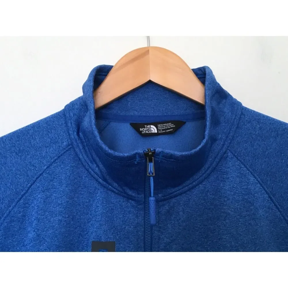 The North Face Mens L Blue Canyon Flats Fleece Jacket NF0A3LH9 US Squash Center